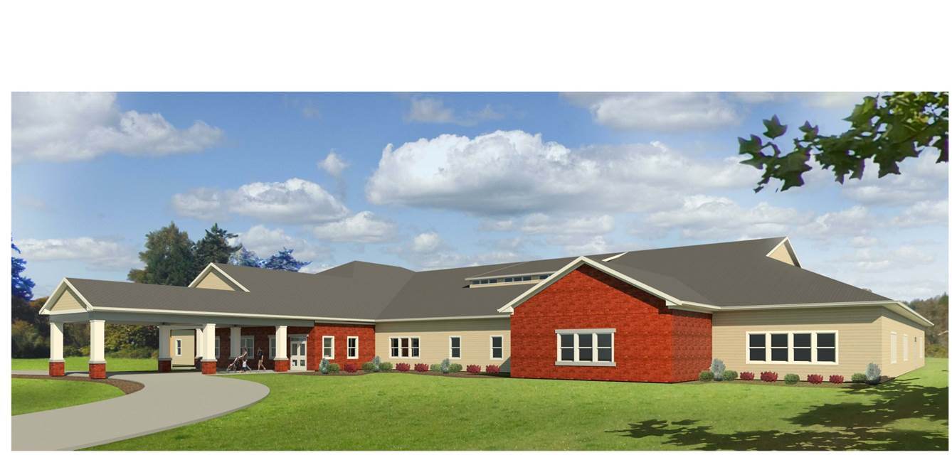 Early architectural rendering of what center could look like